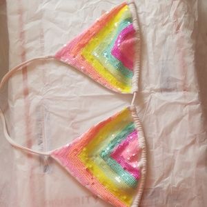 Vs swim triangle top